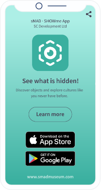 Página do QR Code divulgando um aplicativo de realidade aumentada
