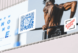 Creative QR Code ideas on banners