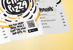 Creative QR Code ideas on brochures