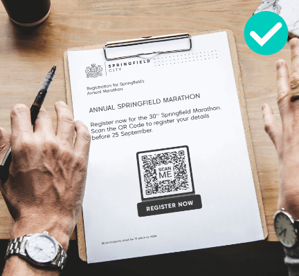 A inscrição torna-se mais simples e rápida com um QR Code