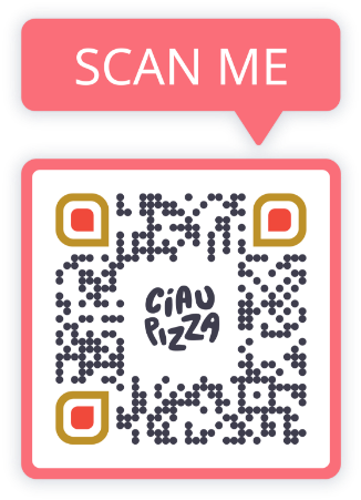 Um QR Code URL Estático abrindo uma página web de um restaurante