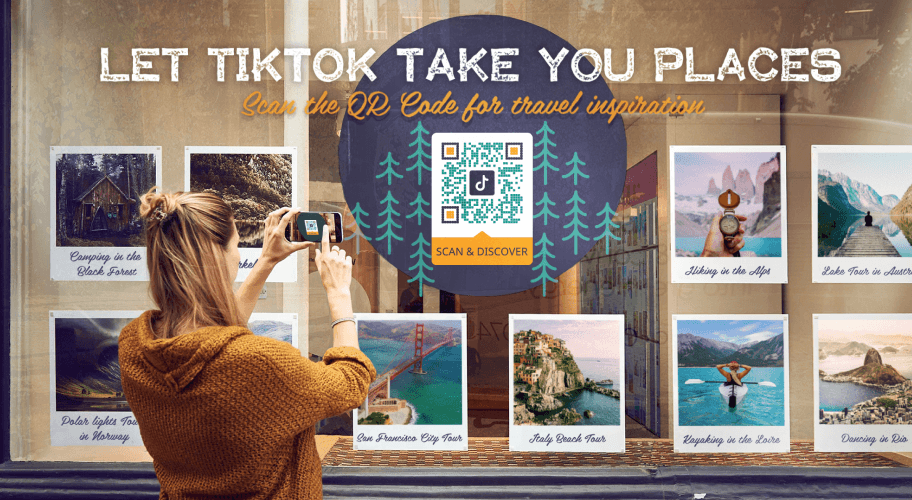 QR Code TikTok para turismo