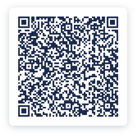 Um exemplo do QR Code vCard que contém informações de contato básicas